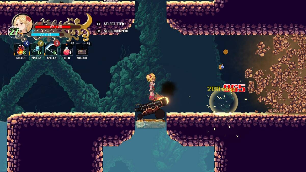 Скриншот 5 к игре Witchroid Vania: A Magical Girl’s Fantastical Adventures