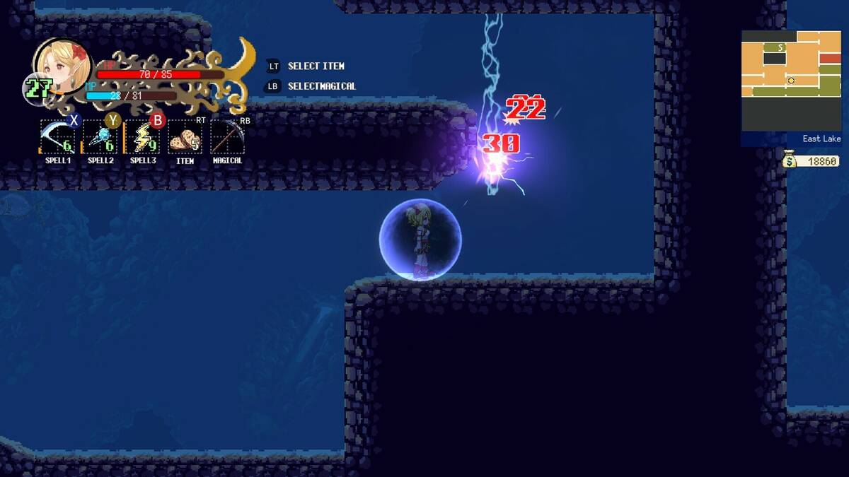 Скриншот 6 к игре Witchroid Vania: A Magical Girl’s Fantastical Adventures