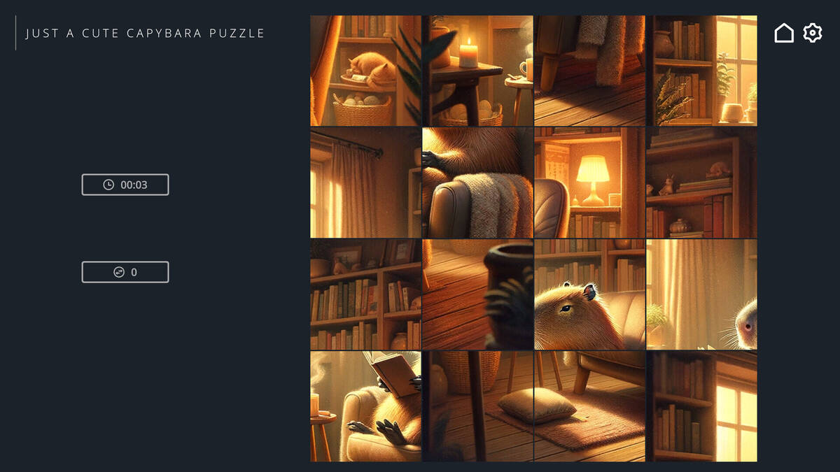Скриншот 7 к игре Just a Cute Capybara Puzzle