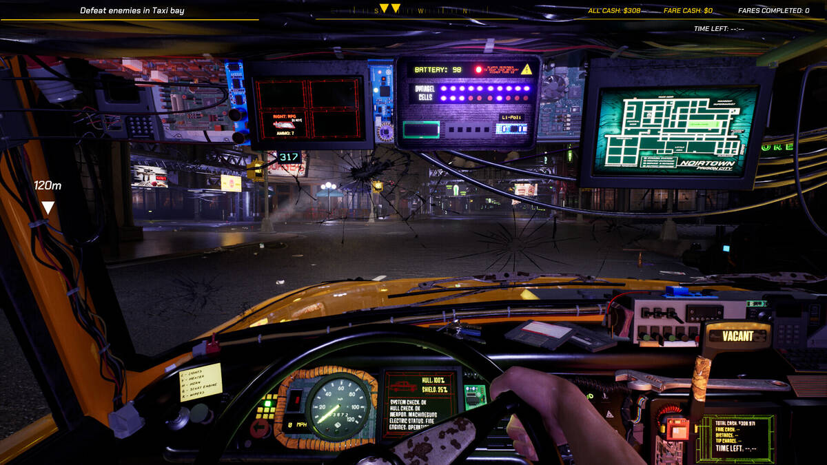 Скриншот 6 к игре CyberTaxi: Lunatic Nights