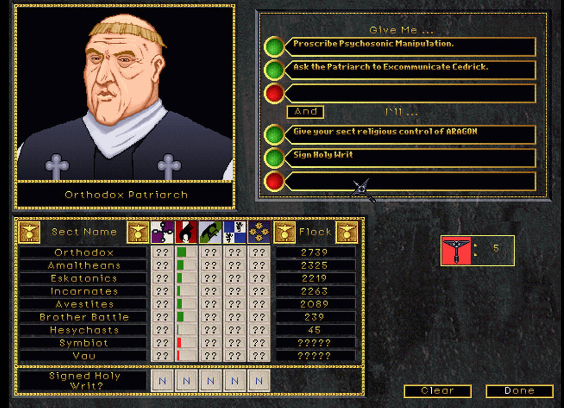 Скриншот 5 к игре Emperor of the Fading Suns Enhanced