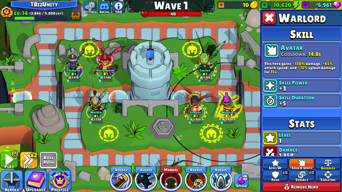 Скриншот 6 к игре Idle Hero TD - Tower Defense RPG