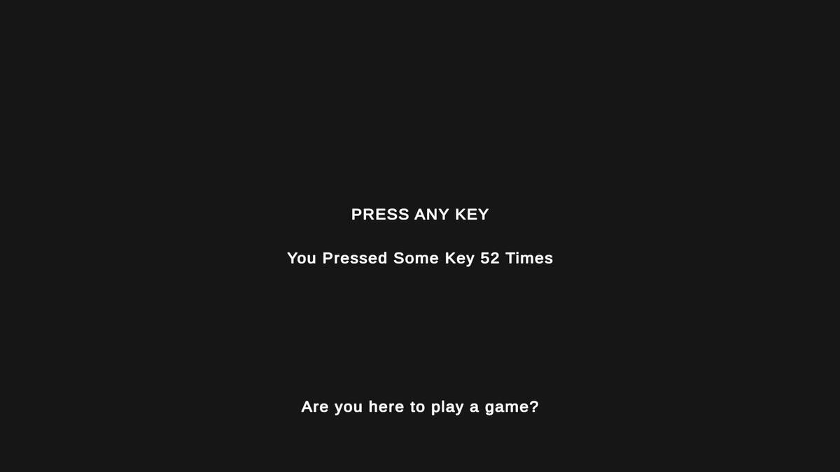 Press Any Key: обзор, публикации, гайды и релиз игры Press Any Key