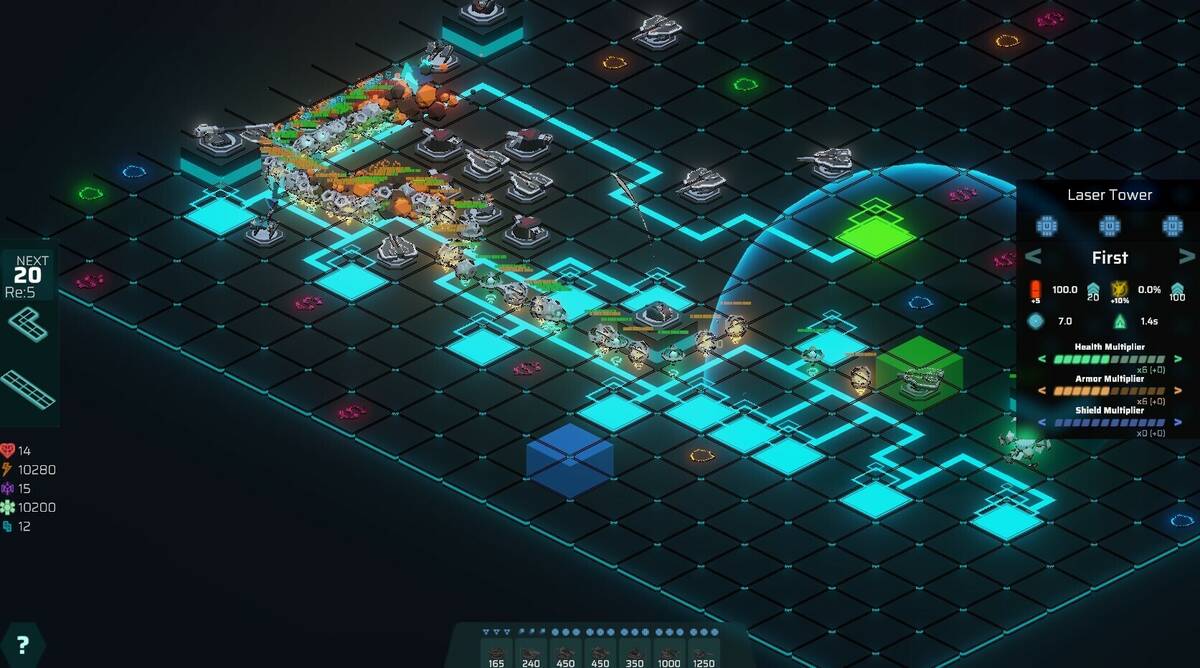 Скриншот 7 к игре Neon Grid Defenders