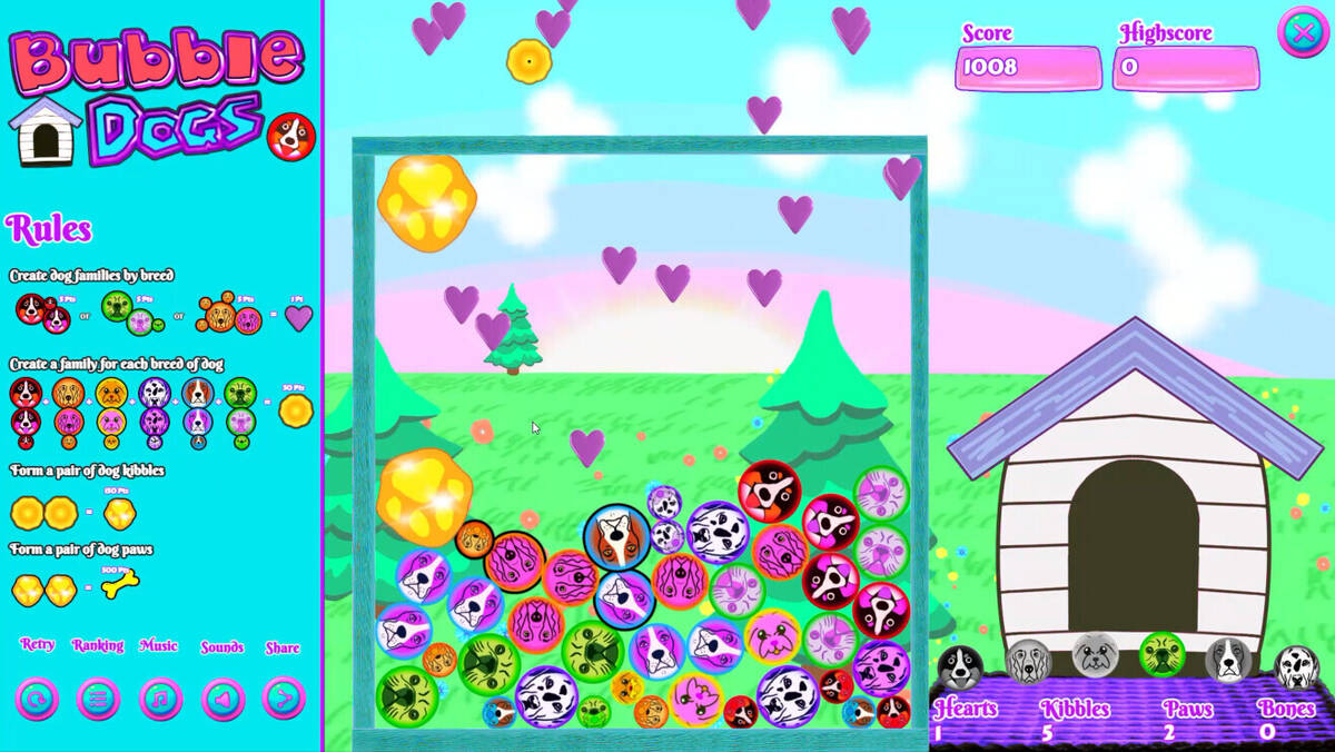 Скриншот 5 к игре Bubble Dogs