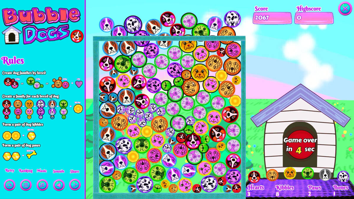 Скриншот 6 к игре Bubble Dogs