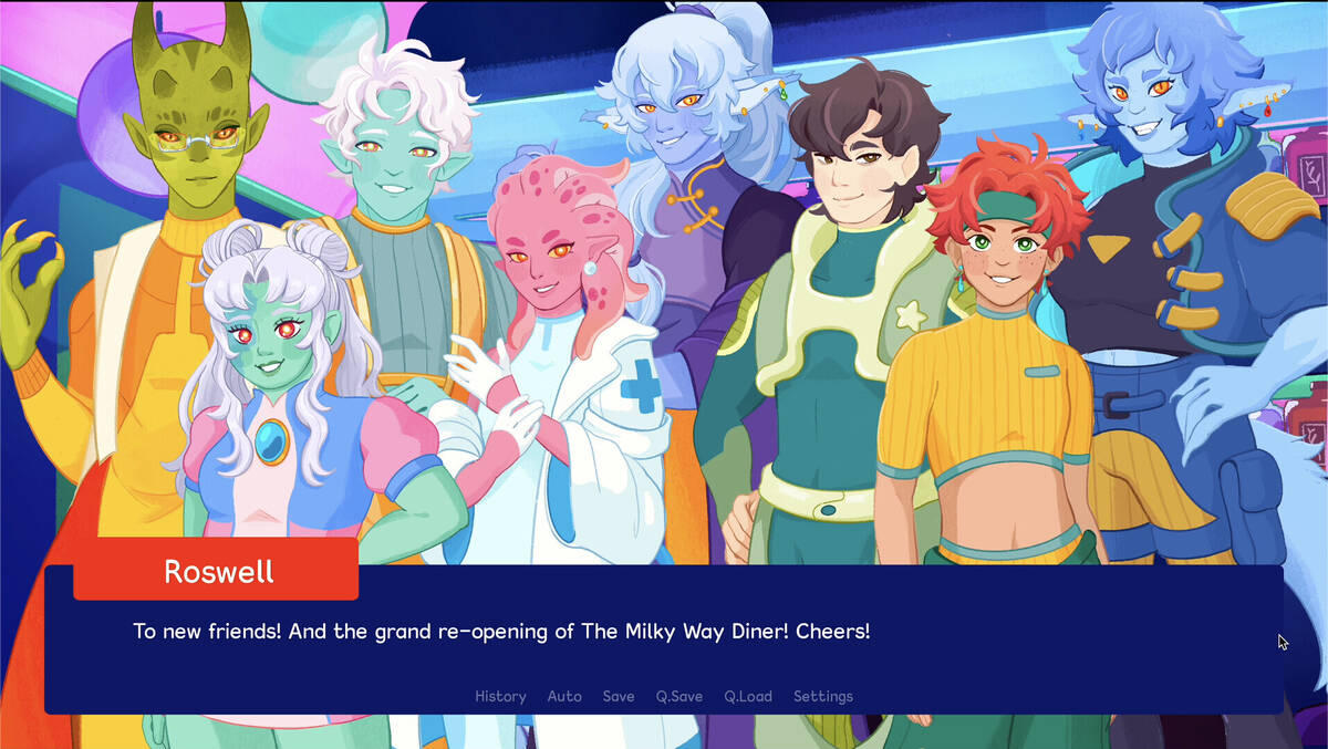 Скриншот 5 к игре Love at The Milky Way Diner: Demo