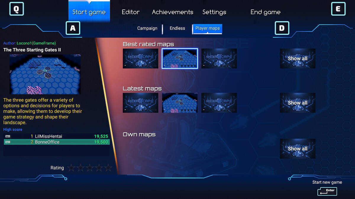 Скриншот 5 к игре HexaScape: Cyber Defense