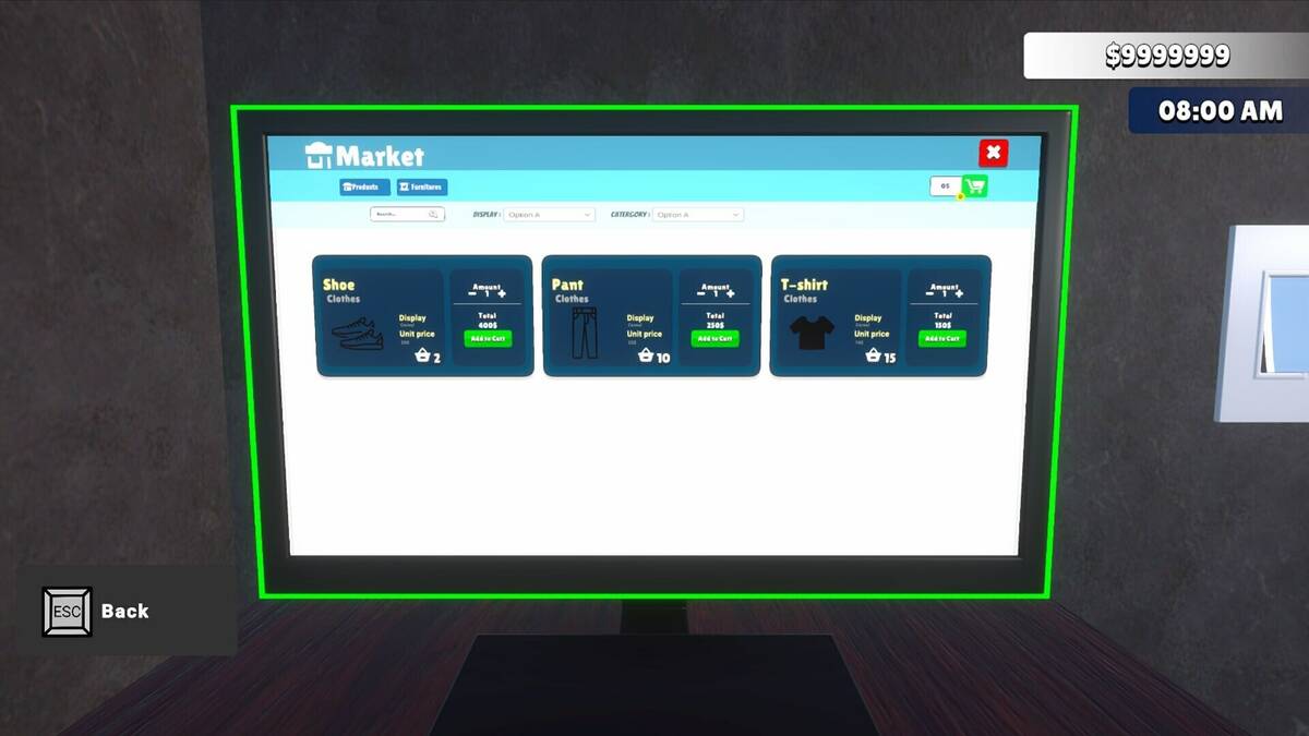 Скриншот 6 к игре Clothing Store Simulator