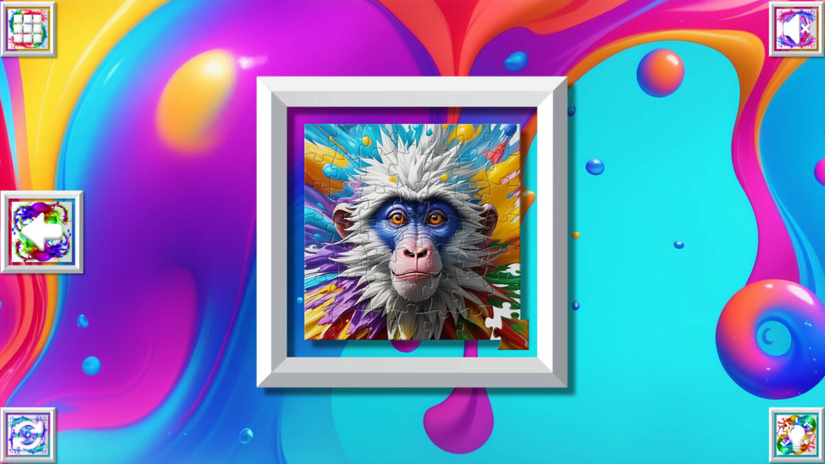 Скриншот 6 к игре Color Splash: Monkeys