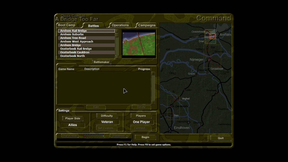 Скриншот 6 к игре Close Combat 2: A Bridge Too Far
