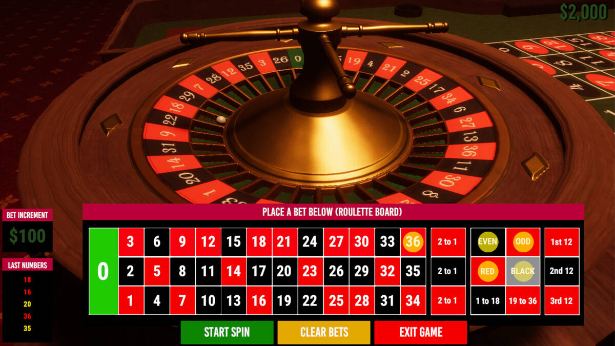 Скриншот 5 к игре Roulette Simulator 2025