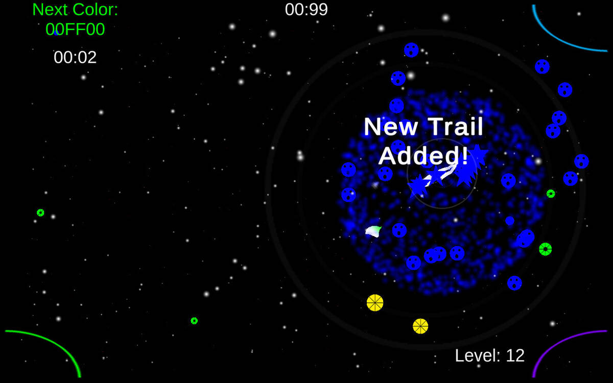 Скриншот 5 к игре Space Trail Fireworks