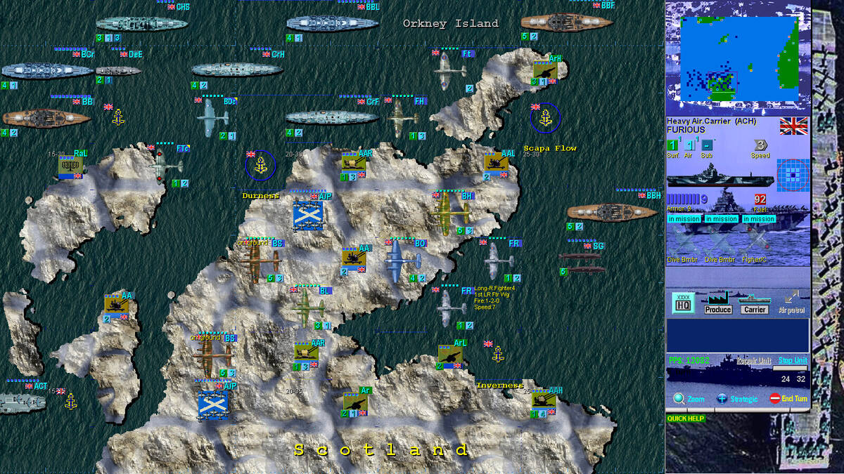 Скриншот 5 к игре Battleships and Carriers 2:  1940-1945