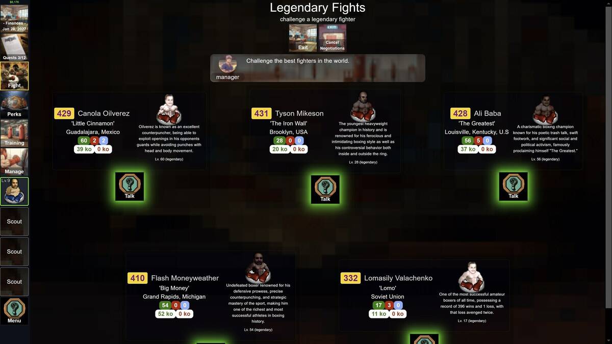 Скриншот 5 к игре Turn Based Boxing: Tactics - Legends Edition