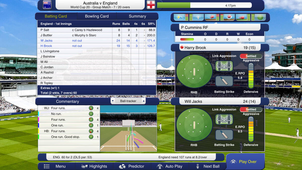 Скриншот 6 к игре Cricket Captain 2024