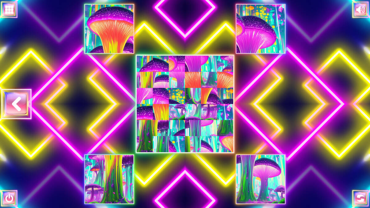 Скриншот 7 к игре Neon Fantasy: Mushrooms