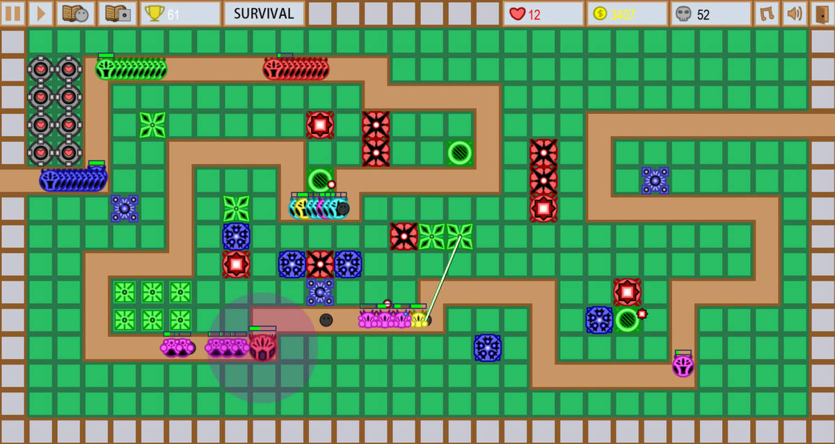 Скриншот 5 к игре Color Tower Defence