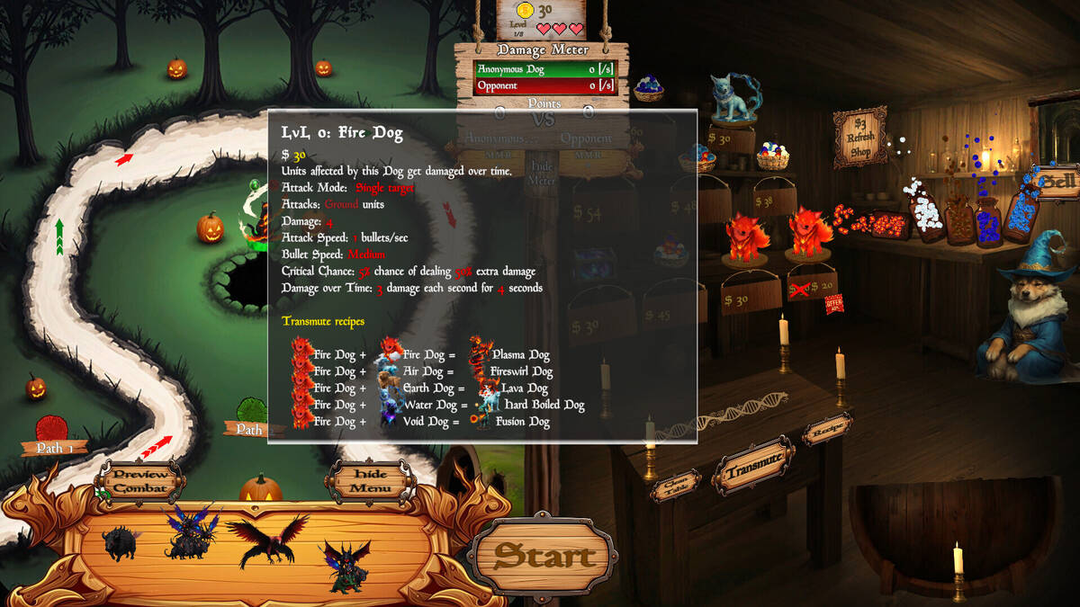 Скриншот 8 к игре Elemental Dog Defense