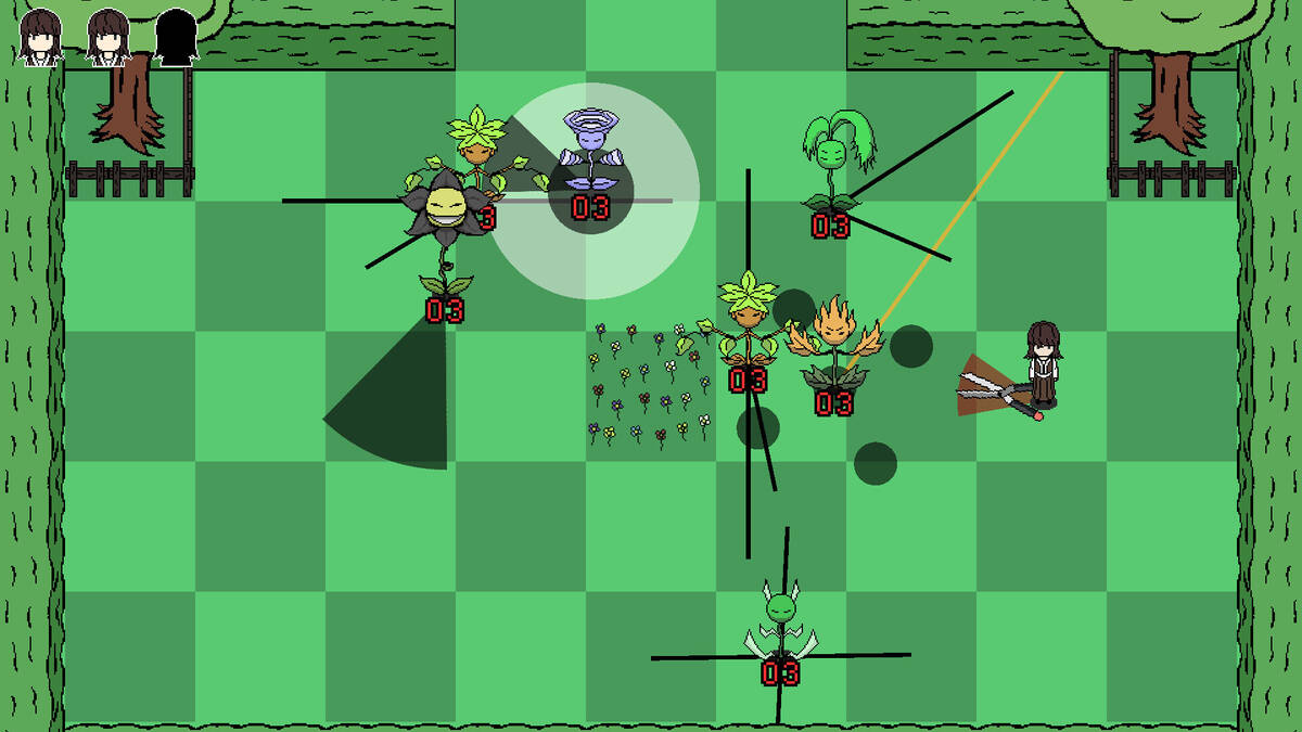 Скриншот 5 к игре 剪刀少女的杂草危机（Scissor Girl's Weed Crisis）