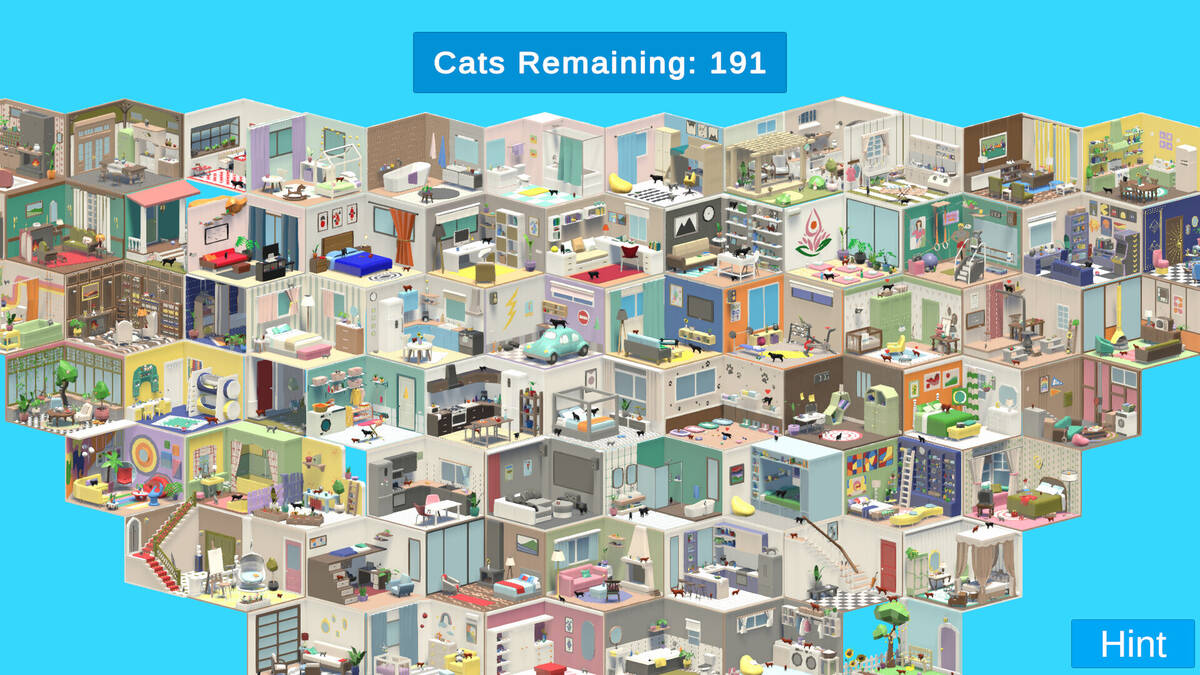 Скриншот 5 к игре 200 Hidden House Cats 🐈