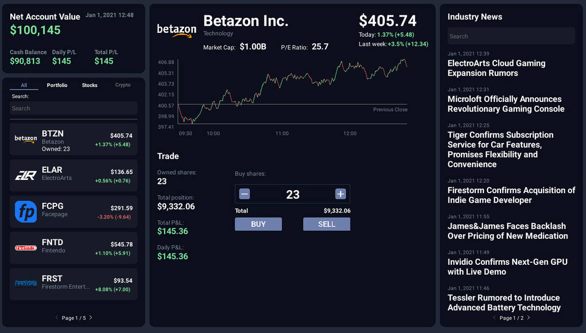 Скриншот 6 к игре Day Trader Tycoon