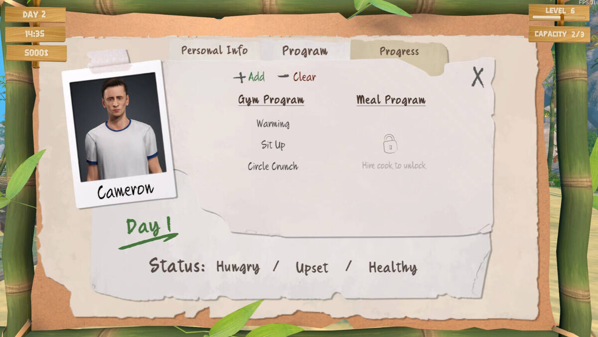 Скриншот 7 к игре Gym Camp Simulator: Prologue