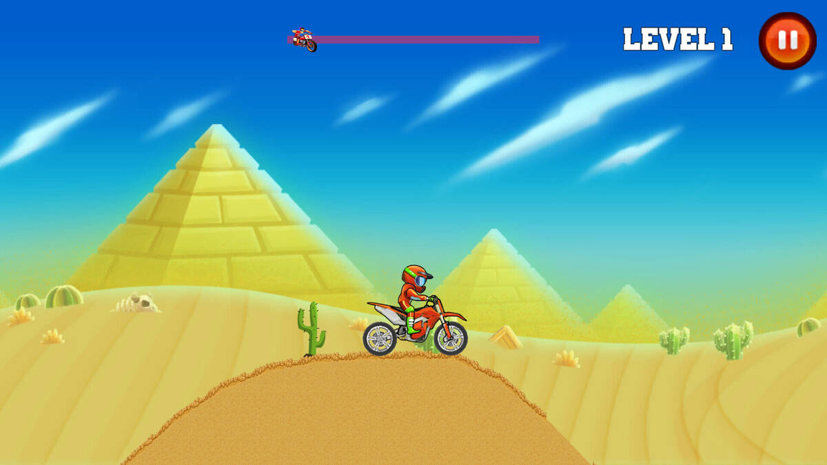 Скриншот 5 к игре Crazy Bike Hill Racing