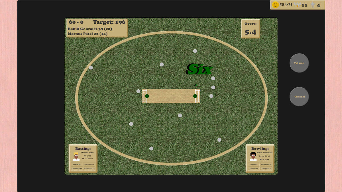 Скриншот 6 к игре Cool Cucumber Cricket Manager
