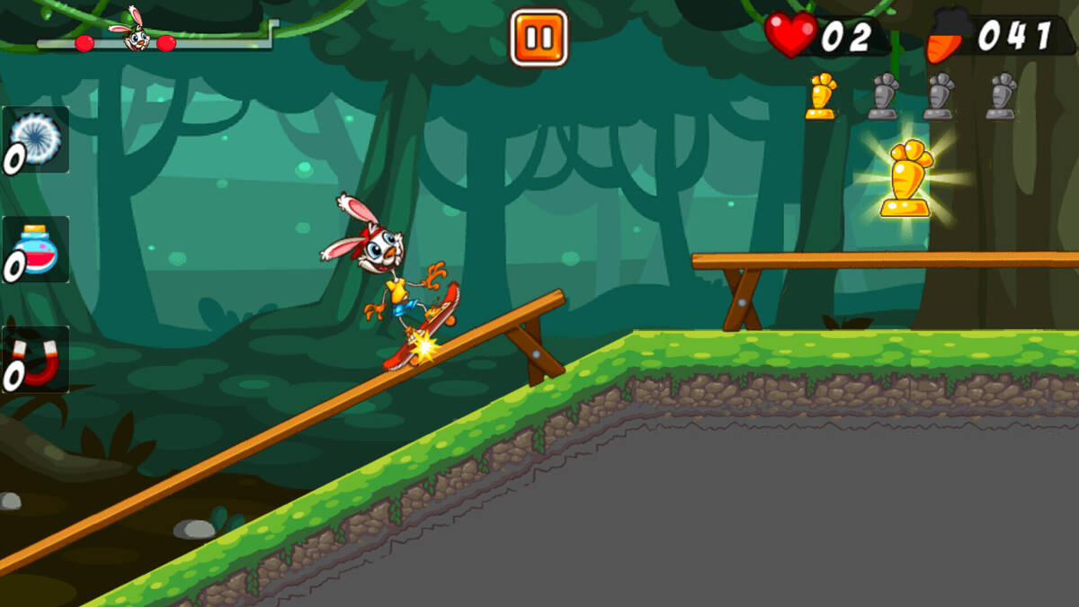 Скриншот 6 к игре Rabbit on Skateboard
