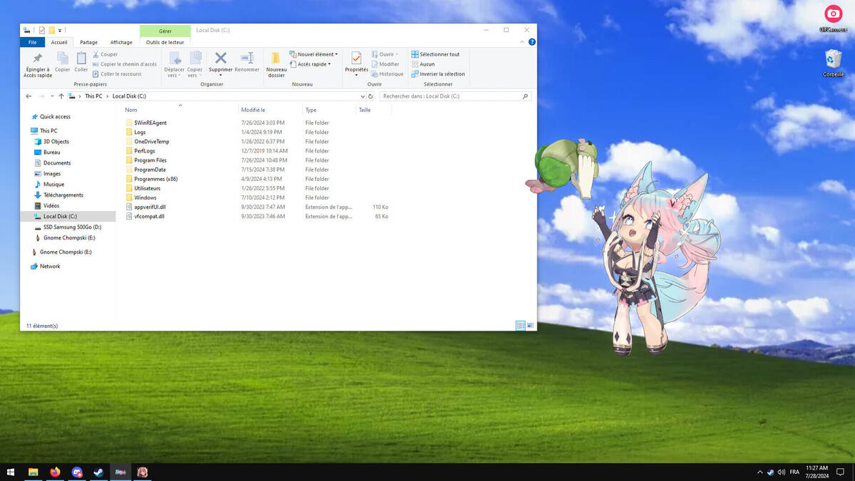 Скриншот 5 к игре Pocket Waifu: Desktop Pet