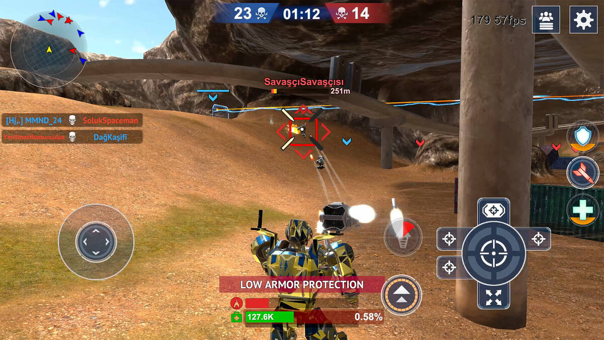 Скриншот 5 к игре Mech Wars Online Robot Battles