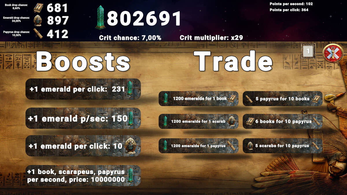 Скриншот 5 к игре Pyramid Clicker