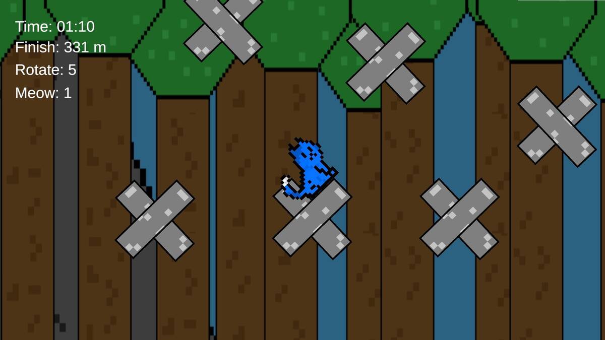 Скриншот 6 к игре Climbing with Silly Cat