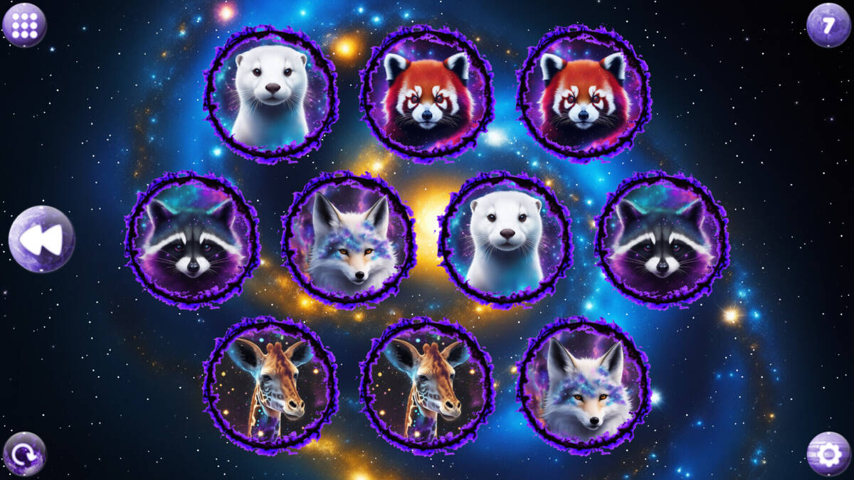 Скриншот 5 к игре Space Memory: Animals