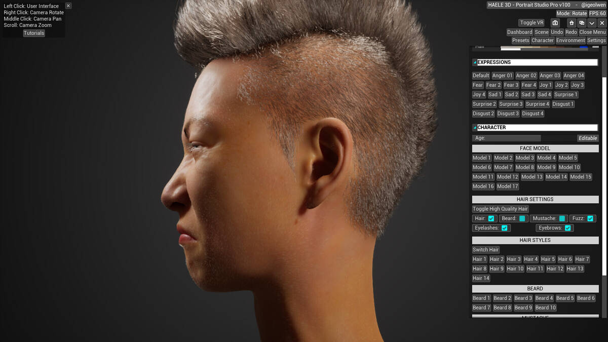Скриншот 5 к игре HAELE 3D - Portrait Studio Pro - Drawing References