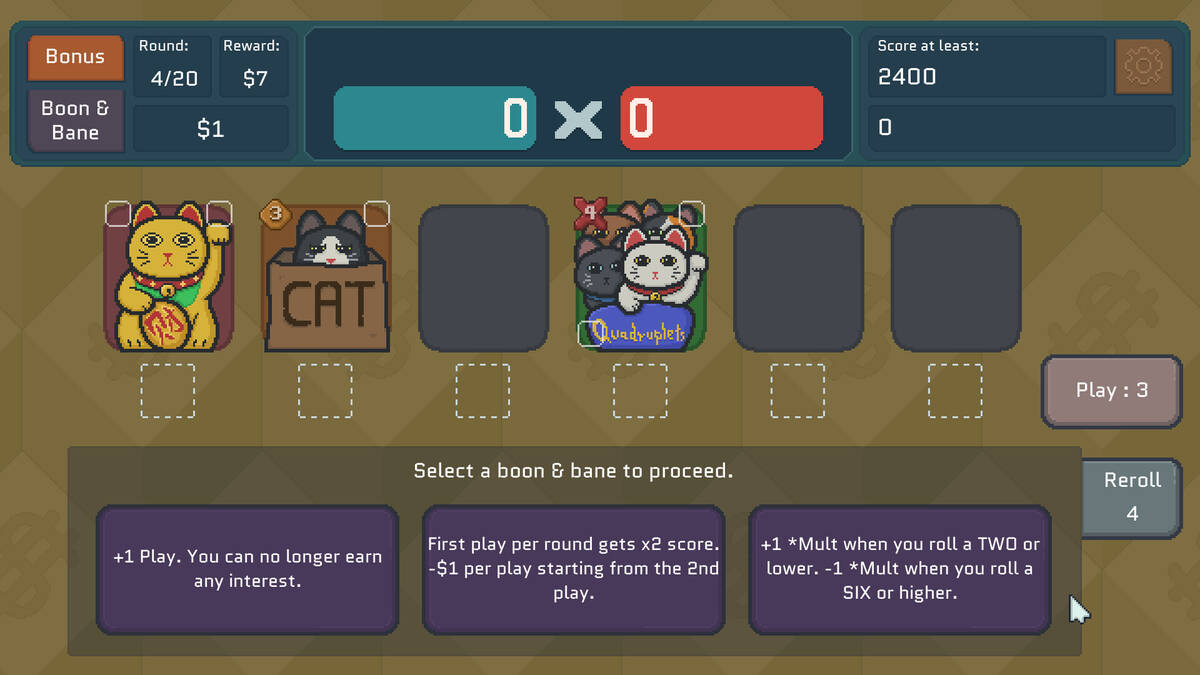 Скриншот 6 к игре Cats & Dice