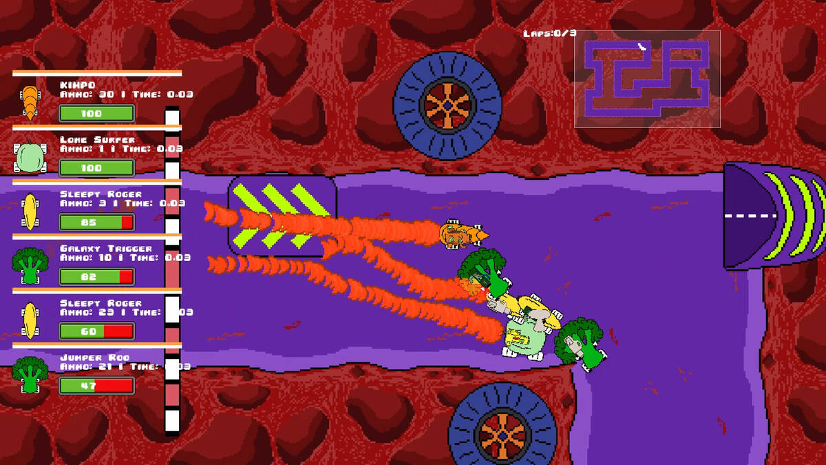 Скриншот 7 к игре Veg out Crew 2D Racer