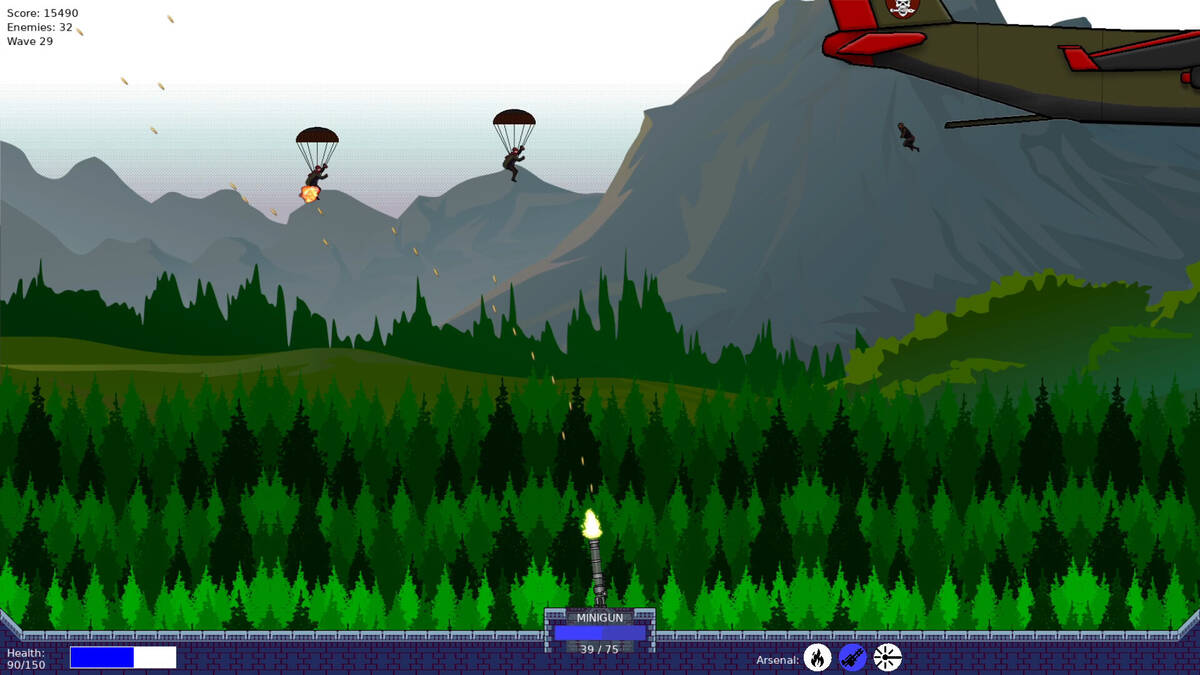 Скриншот 6 к игре Paratroopers Raid