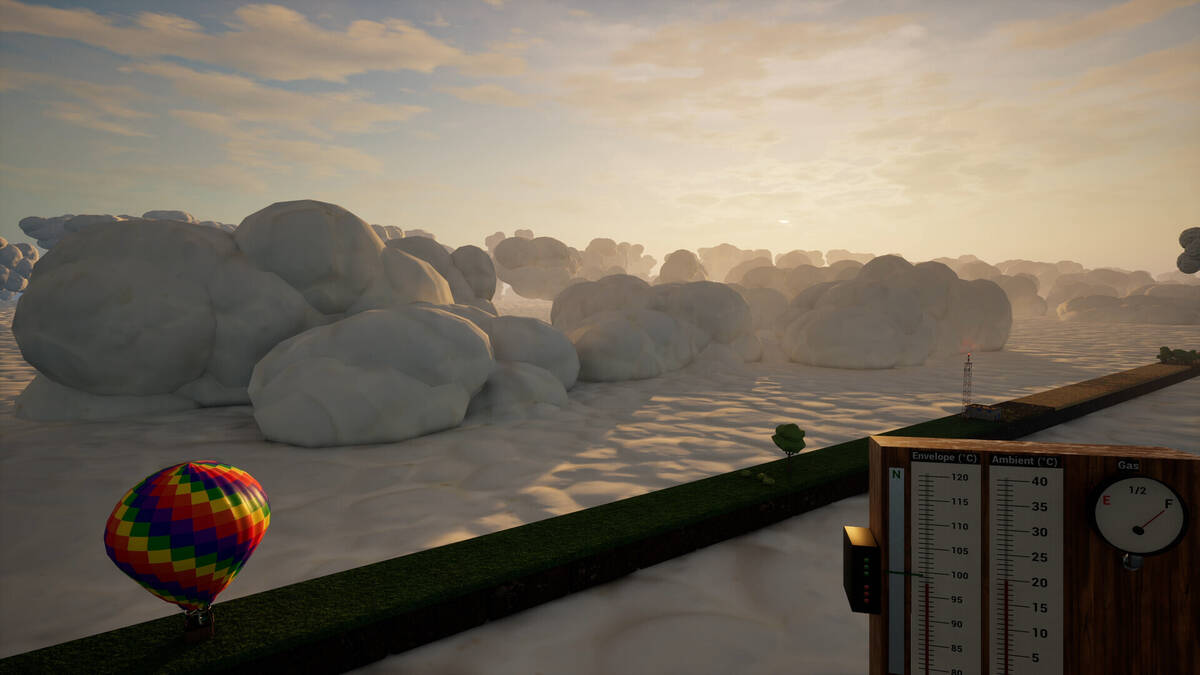 Скриншот 5 к игре Endlessly side-scrolling Balloon Simulator 2024