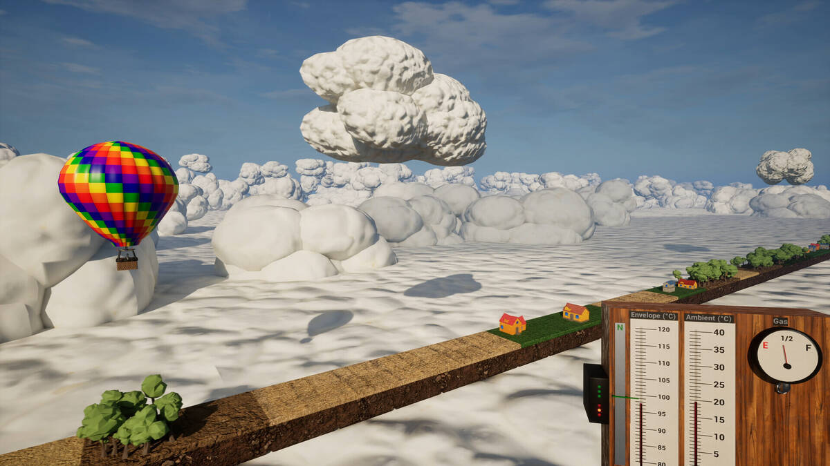 Скриншот 7 к игре Endlessly side-scrolling Balloon Simulator 2024