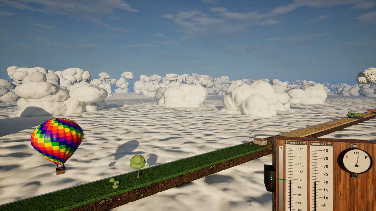 Скриншот 8 к игре Endlessly side-scrolling Balloon Simulator 2024