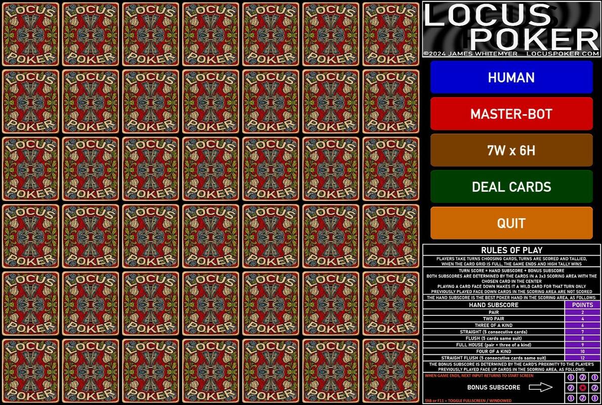 Скриншот 5 к игре LOCUS POKER