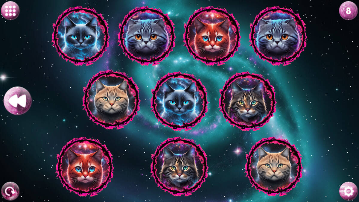Скриншот 5 к игре Space Memory: Cats