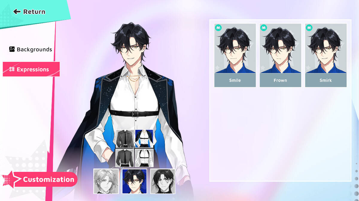Скриншот 5 к игре Stellifier - an otome game inspired by older idols