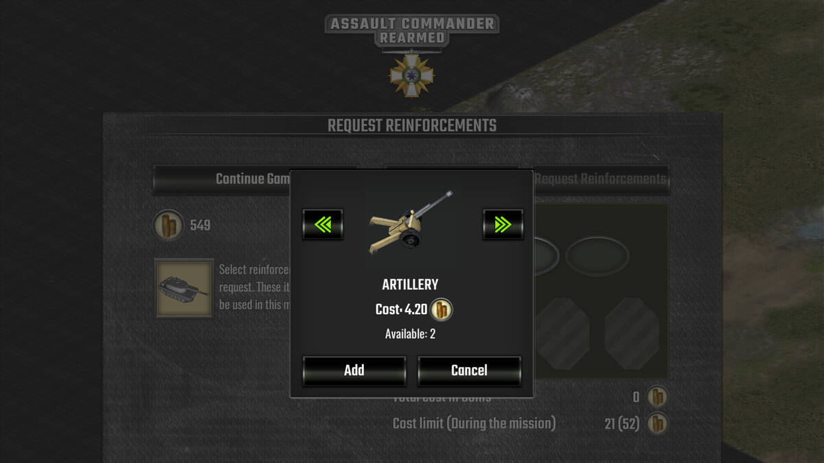 Скриншот 6 к игре Assault Commander Rearmed