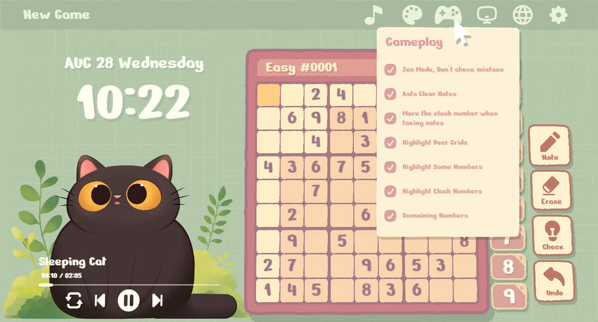 Скриншот 5 к игре Cozy Sudoku