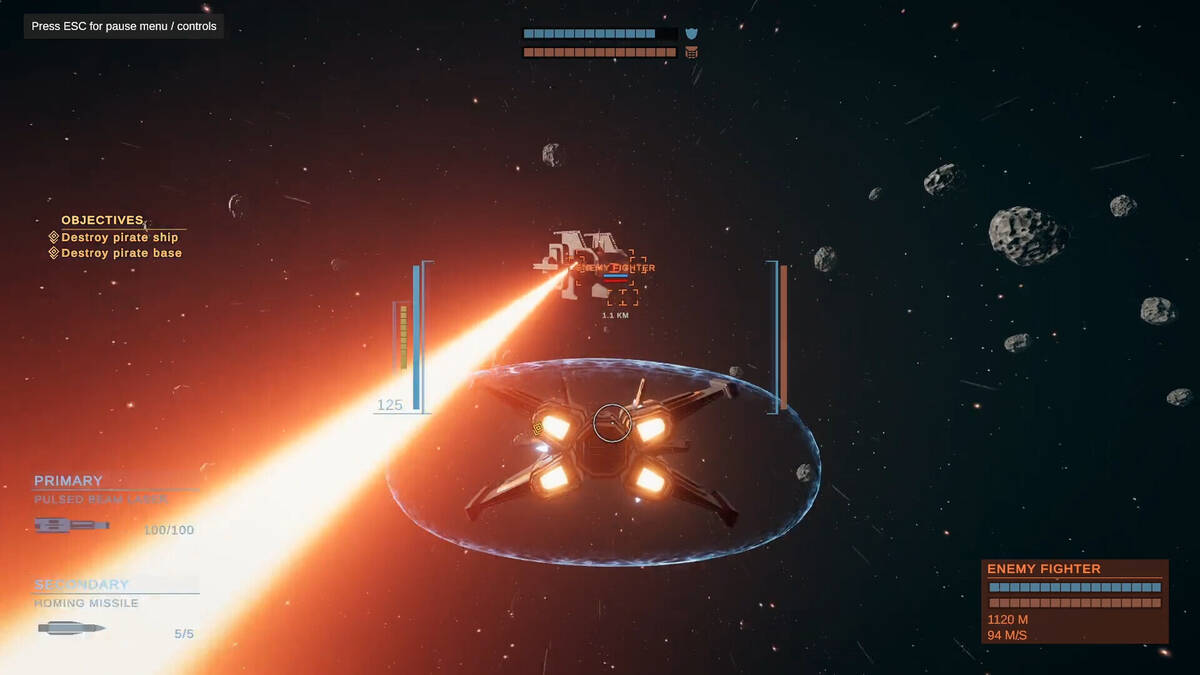 Скриншот 5 к игре Starship Fighters: Space Combat Simulator