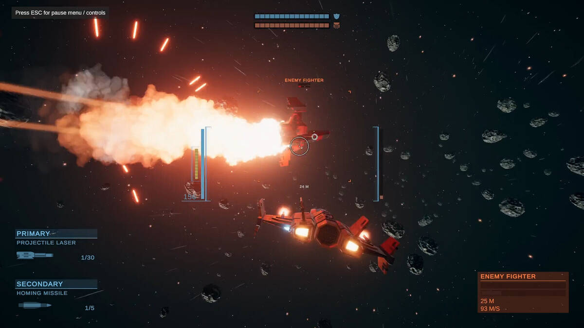 Скриншот 6 к игре Starship Fighters: Space Combat Simulator
