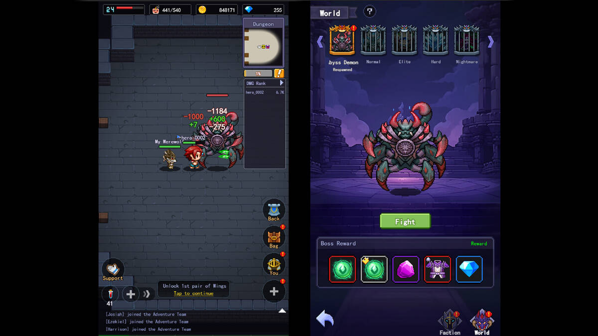 Скриншот 5 к игре Pixel Dungeon RPG